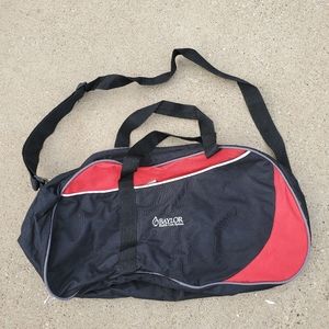 Baylor Black Carry On Duffle Bag